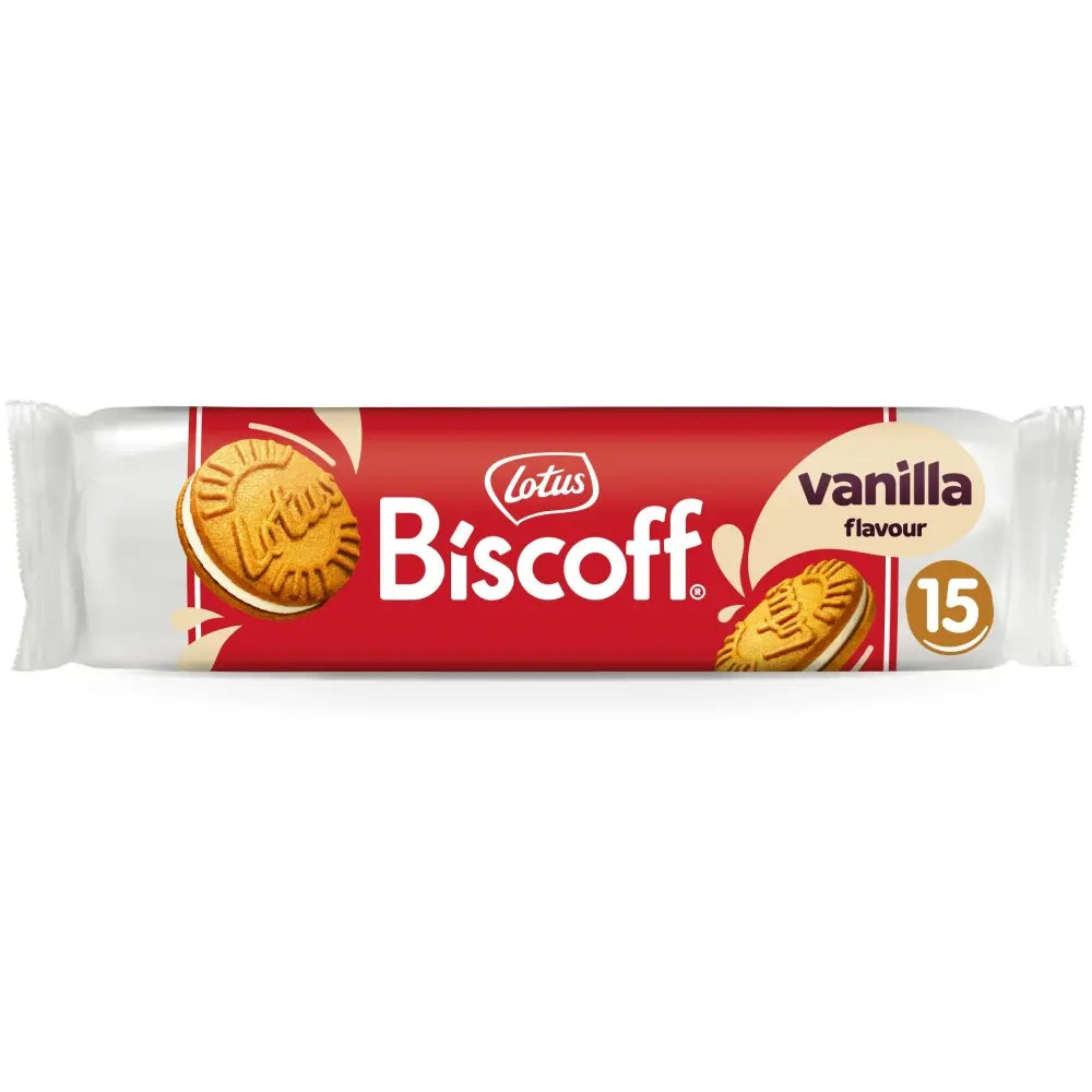 Lotus Biscoff Sandwich Vanilla Cream Biscuits 150g